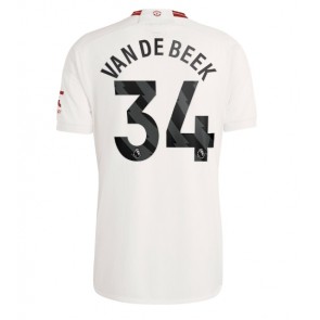 Manchester United Donny van de Beek #34 Replika Tredjetrøje 2023-24 Kortærmet